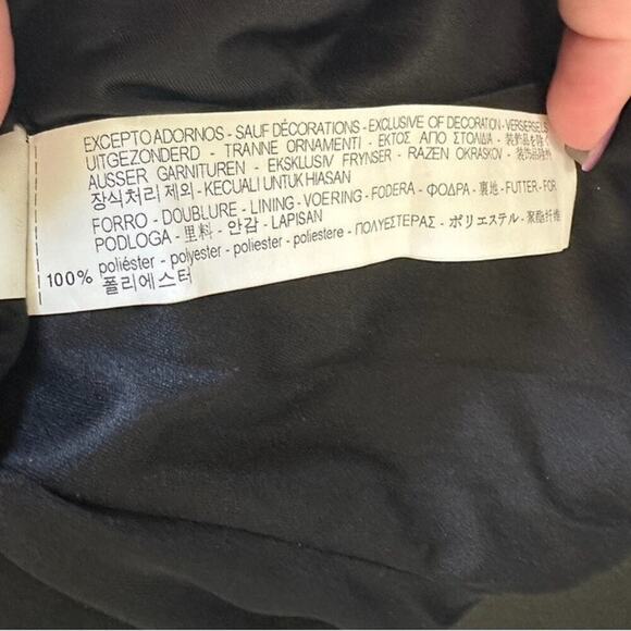 Zara Trafaluc Plaid Tweed Boucle Dress Pocket Black & White Classic Modern Retro - Picture 6 of 7